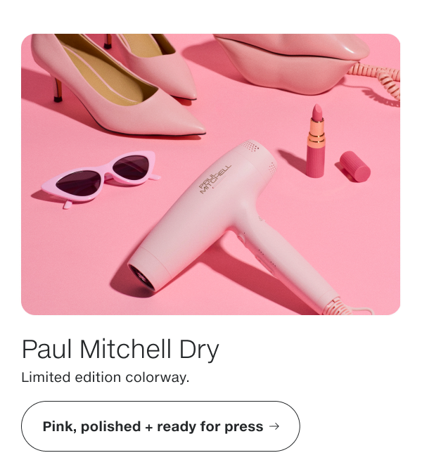 Pink, polished + ready for press.