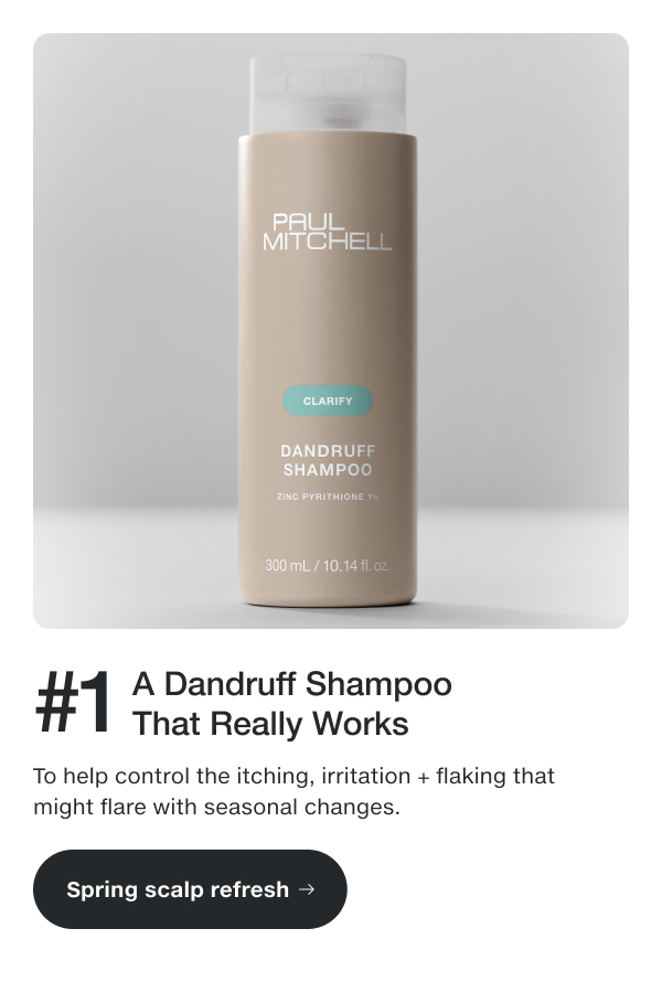 Spring scalp refresh.