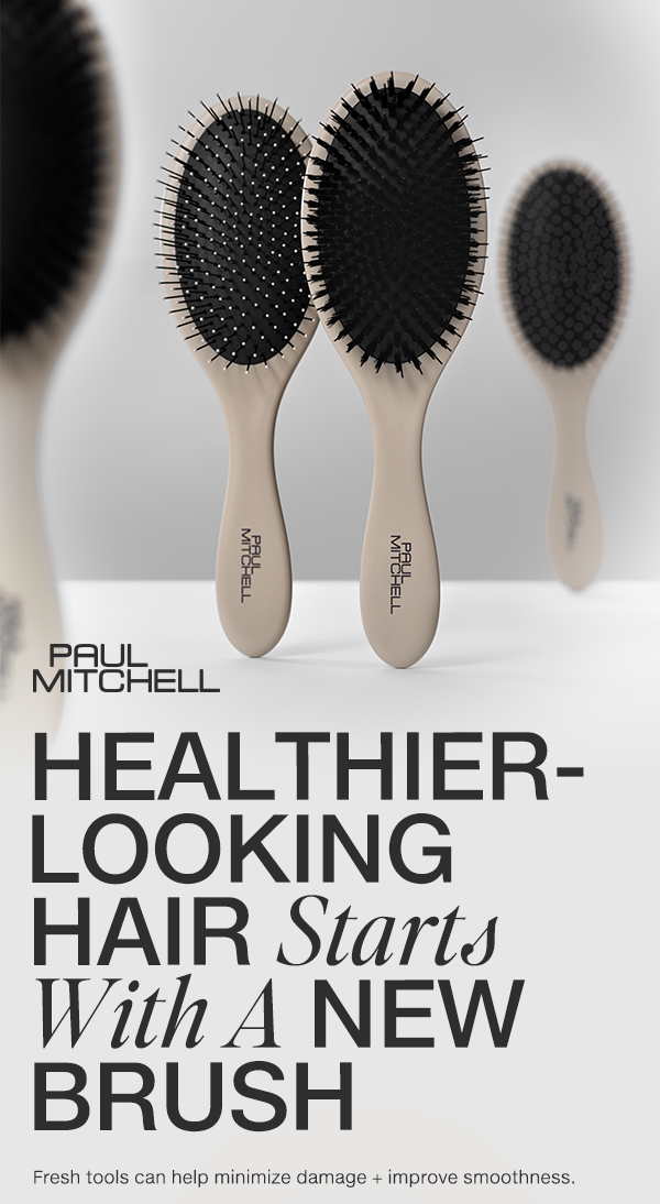 Healthier-looking hair starts with a new brush.