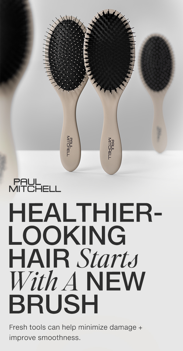 Healthier-looking hair starts with a new brush.