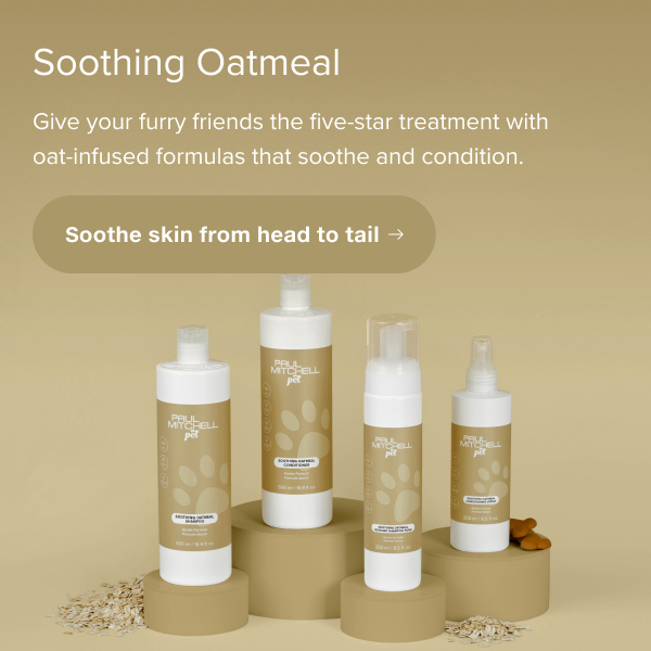 Soothe skin from head to tail.