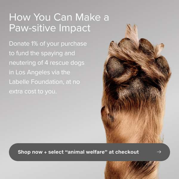 Shop now + select "animal welfare" at checkout.