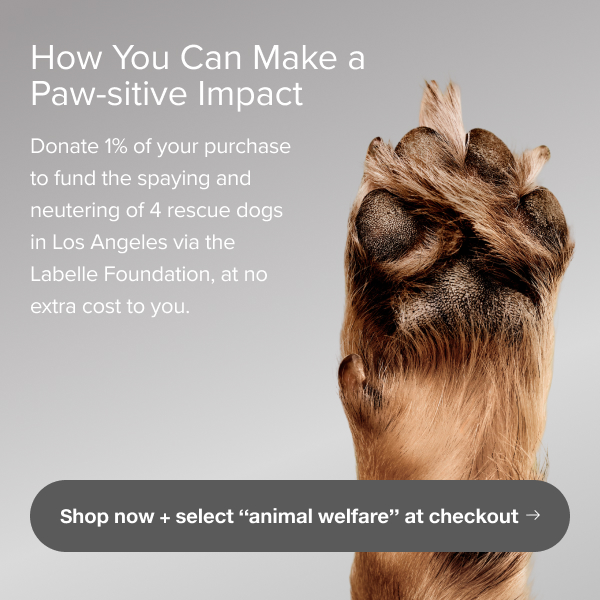 Shop now + select "animal welfare" at checkout.