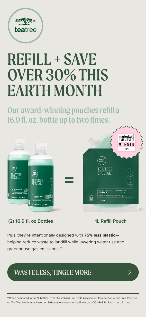 Refill + Save Over 30% This Earth Month