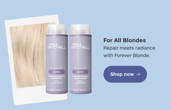 Repair meets radiance with Forever Blonde.