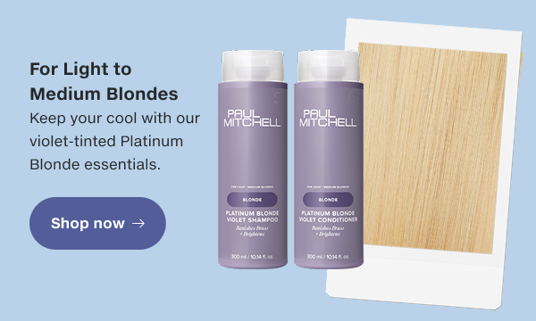 Keep your cool with our violet-tinted Platinum Blonde essentials.
