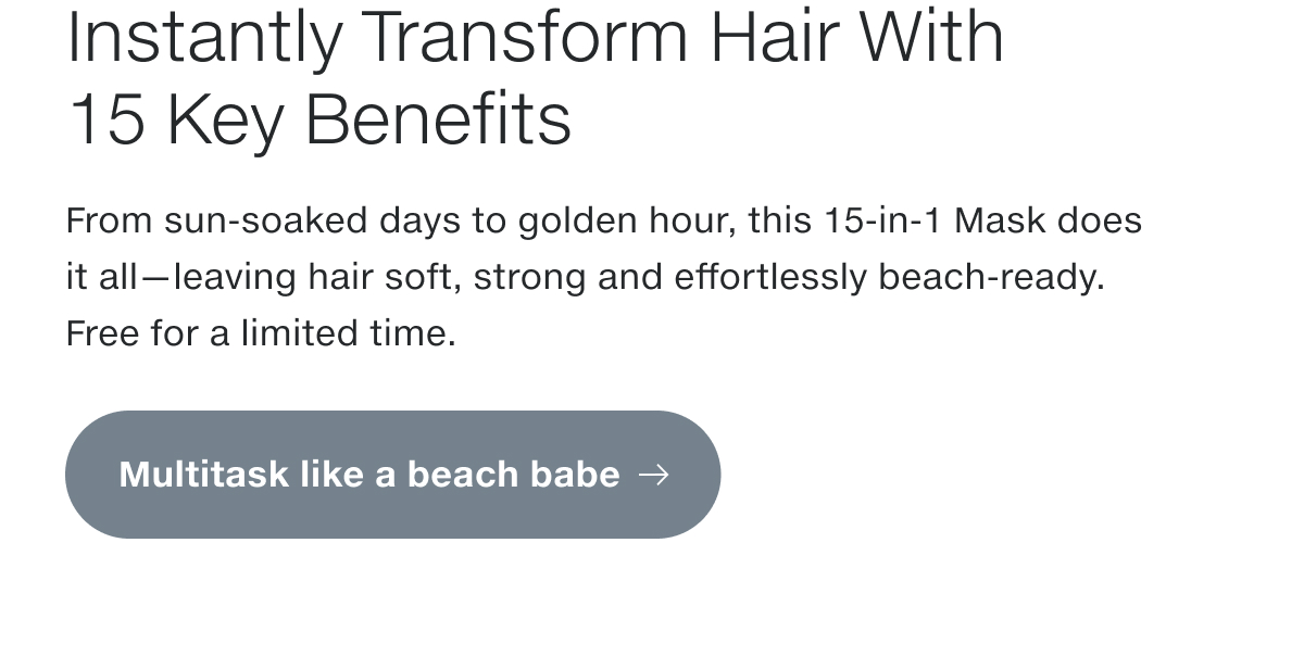 Multitask like a beach babe.