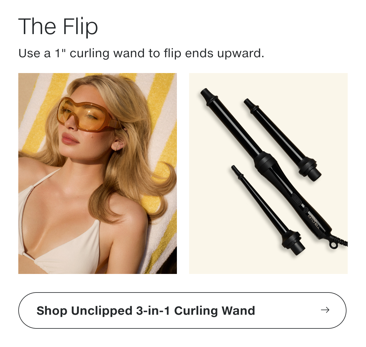 Shop Unclipped 3-in-1 Curling Wand.