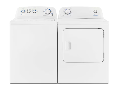 Save $322 Amana Top Load Washer & Electric Dryer