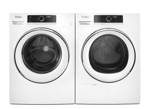 Save $1350 Whirlpool Stackable Washer & Electric Dryer