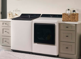  LG Smart Easy Load Washer & Gas Dryer 