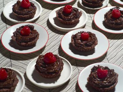 Chocolate Avacado Tartlets