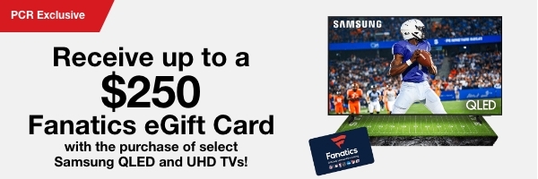 Fanatics Gift Card with select Samsung TV purchase
