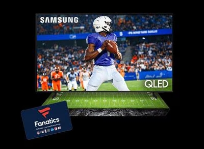 Free Fanatics eGift Card of up to $250 with purchase of select Samsung TVs