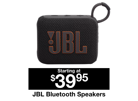 JBL Speakers statring at $39.95