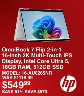 51% Off HP Flip Laptop