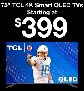 75" TCL starting at $399