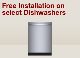 Free Dishwasher Installation
