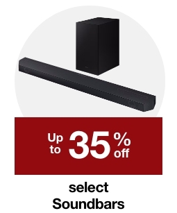 Up to 35% off select Soundbars