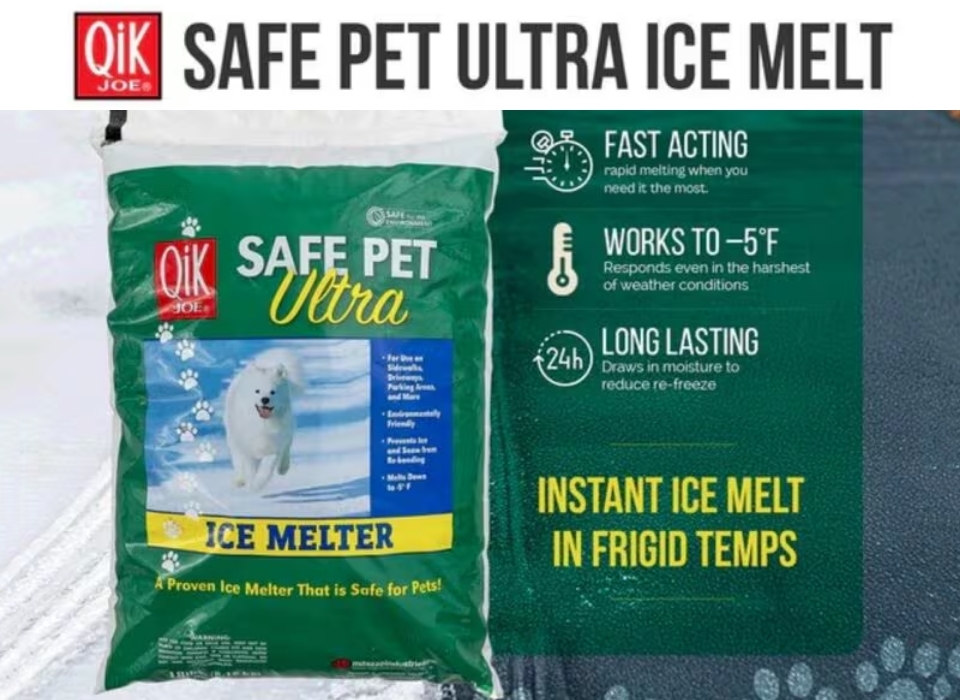 18 lb. Pet Friendly Ice Melt $19.97 Available online & select stores