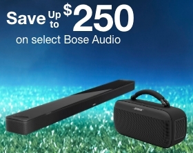 Up to 25% off Bose Audio