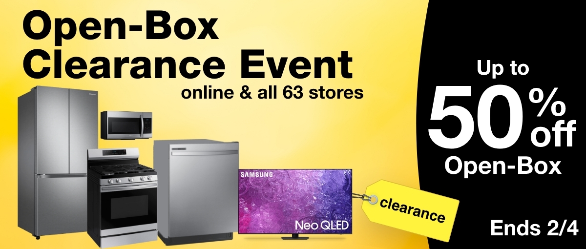 Open-Box & Clearance Event 