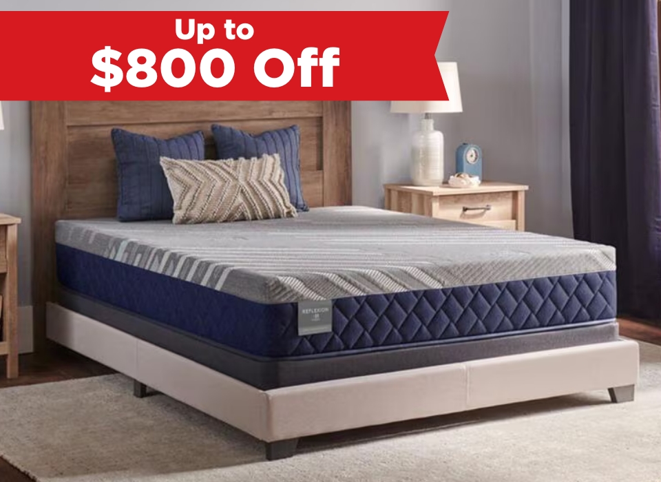 Up to $800 Off select Mattresses