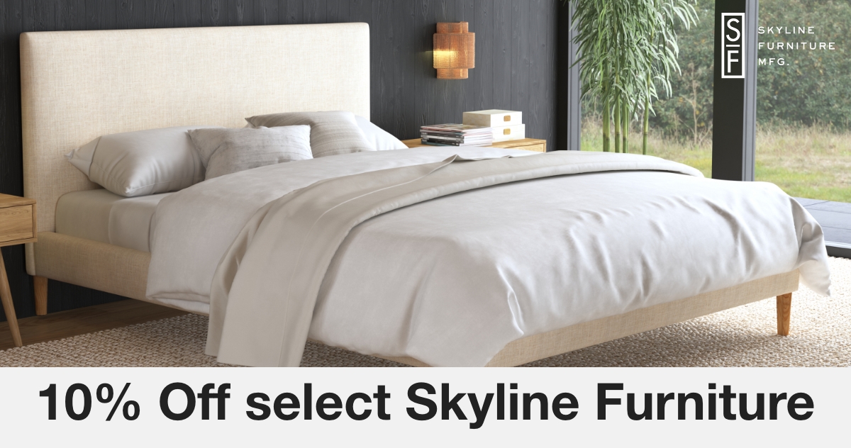10% Off select Skyline Furniture