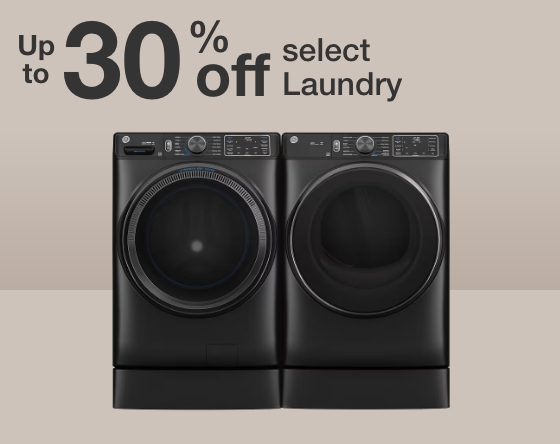 Up to 30% off select Laundry