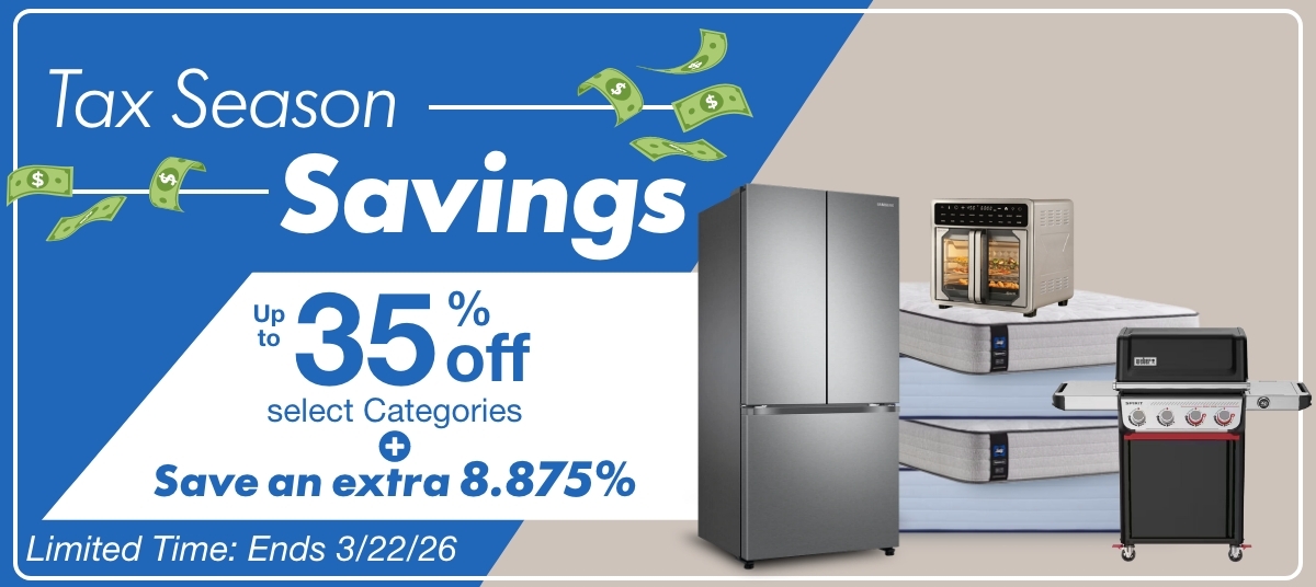 Tax Season Savings Up to 35% Off  select categories