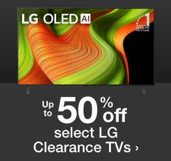 Up to 50% Off LG Clearance TVs