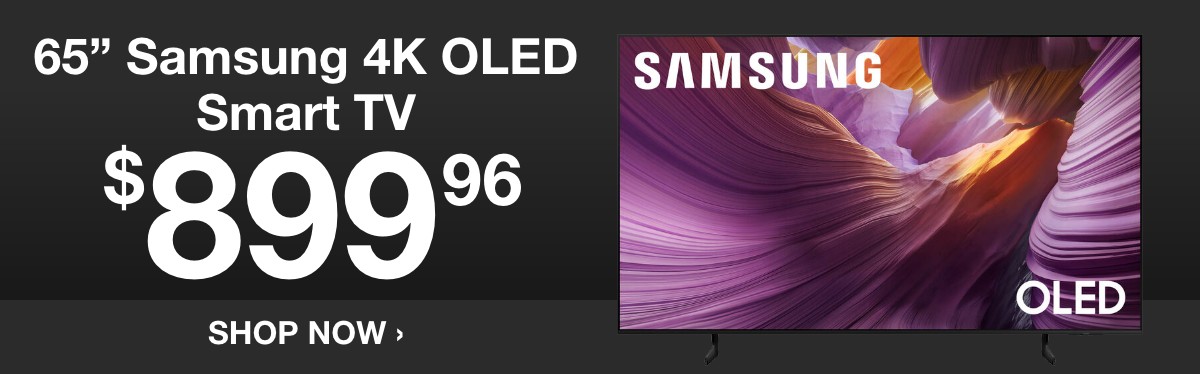 65" Samsung 4K OLED Smart TV only $899.96