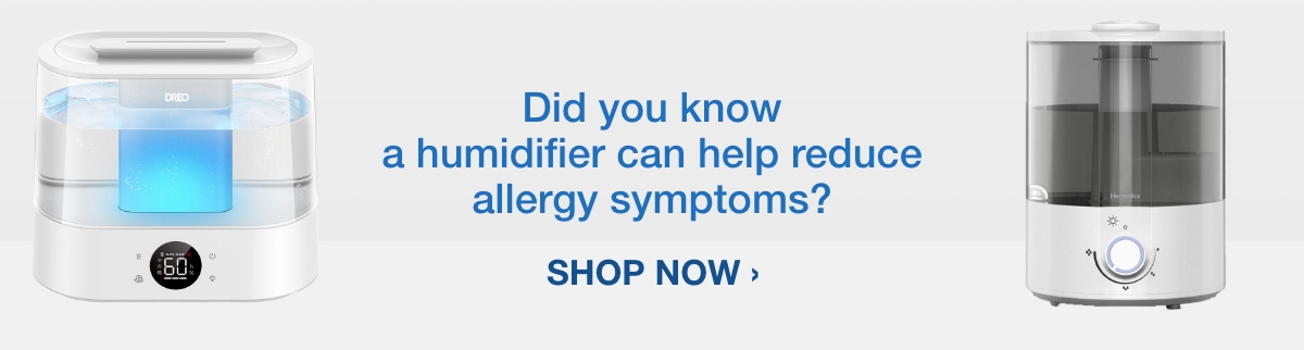 Humififiers help with allergy symptons
