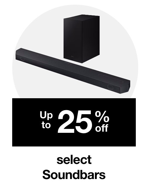 Up to 25% off Soundbars