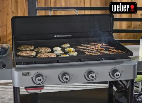 $150 Off Weber Flat Top Grills plus Free Delivery & Assembly