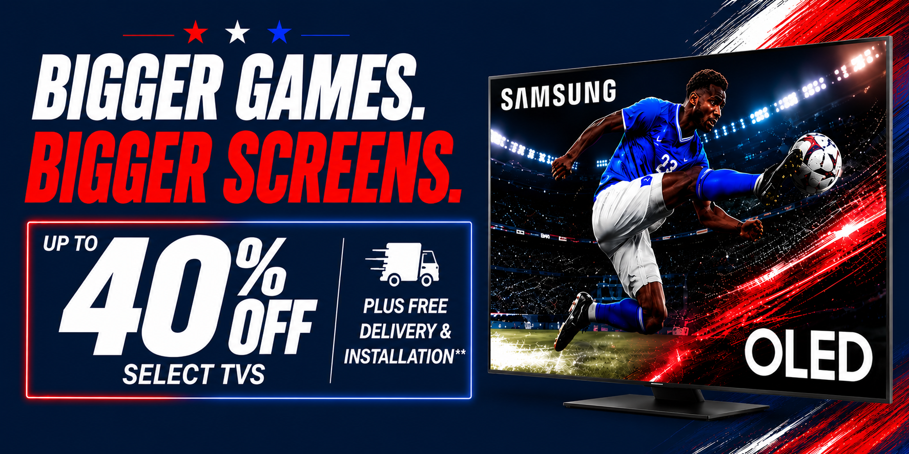 Up to 40% Off select Premium TVs