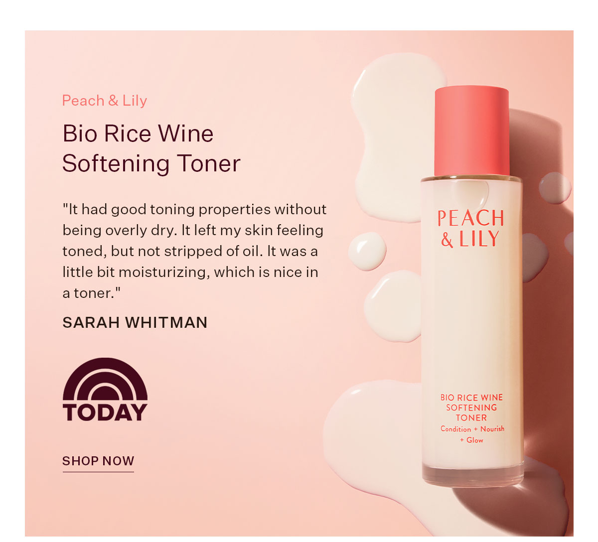 Bio Rice Wine Softening Toner
