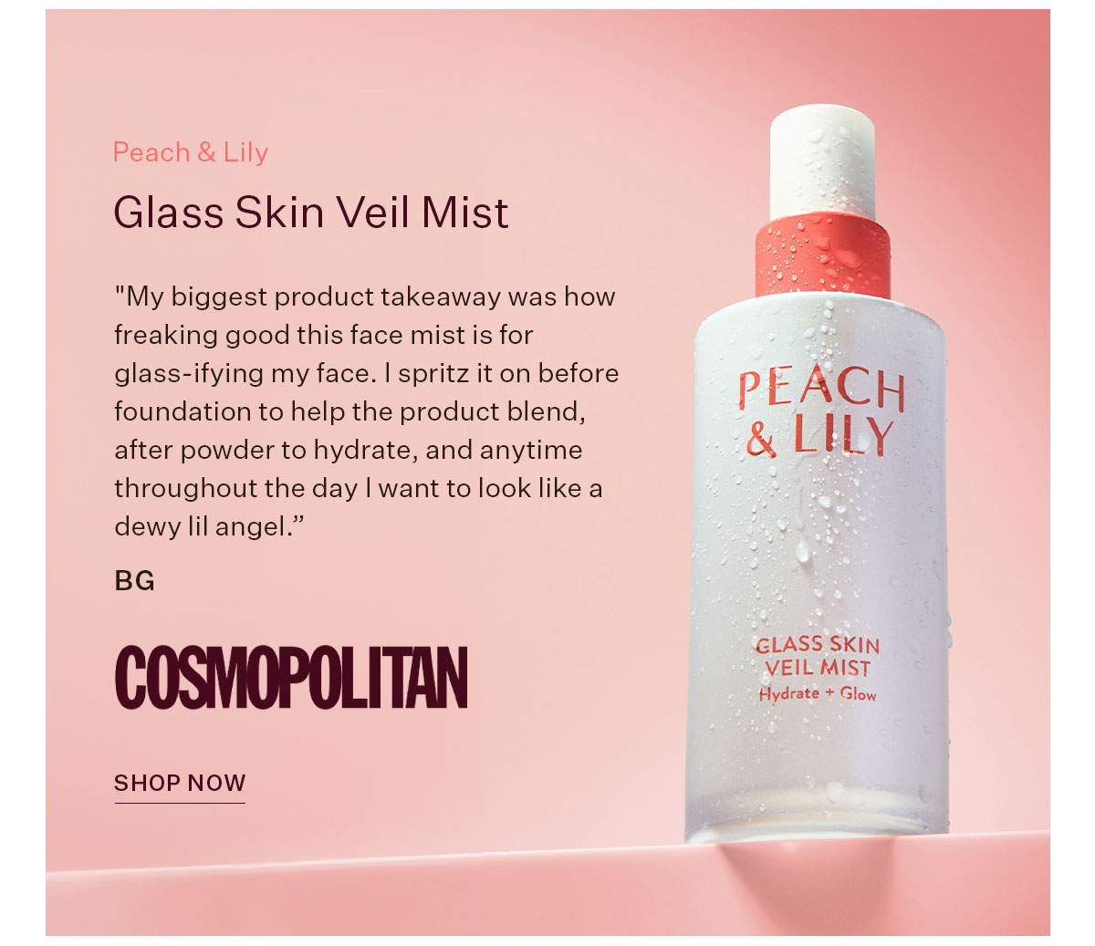 Peach & Lily Glass Skin Veil Mist