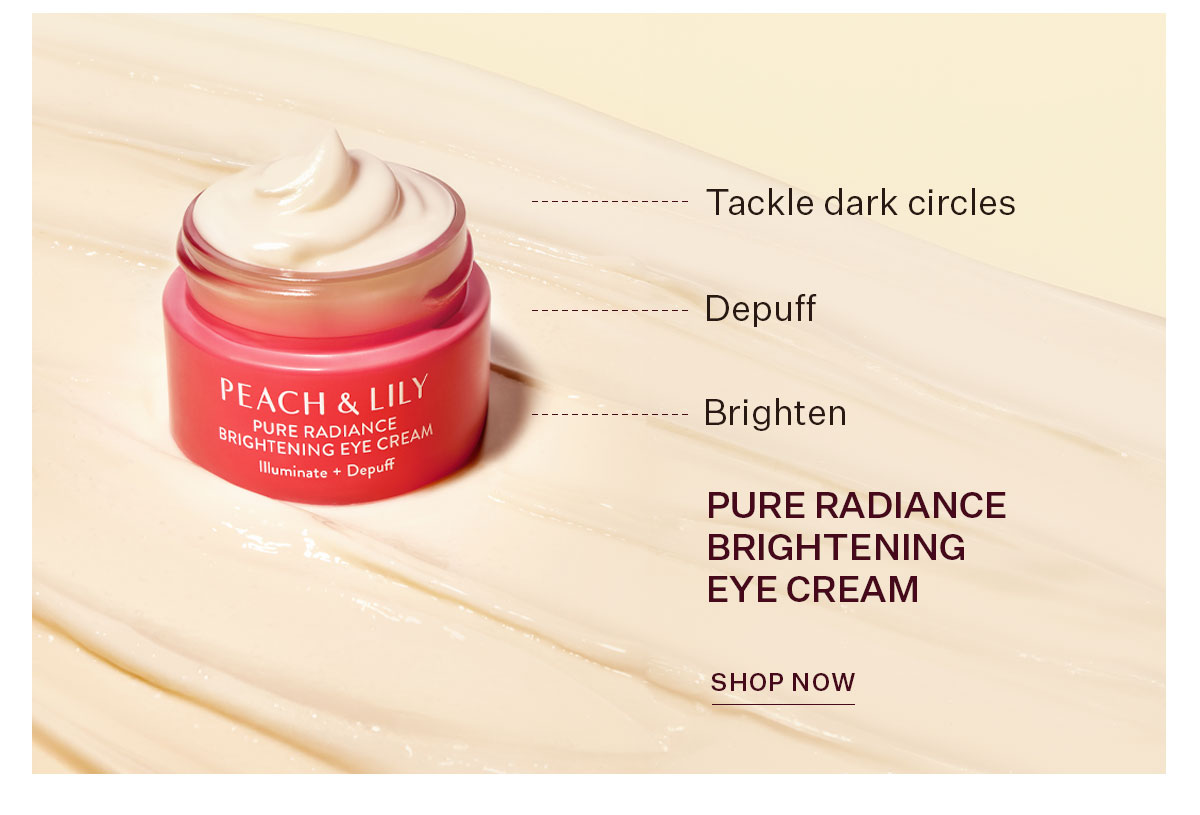 Pure Radiance Brightening Eye Cream