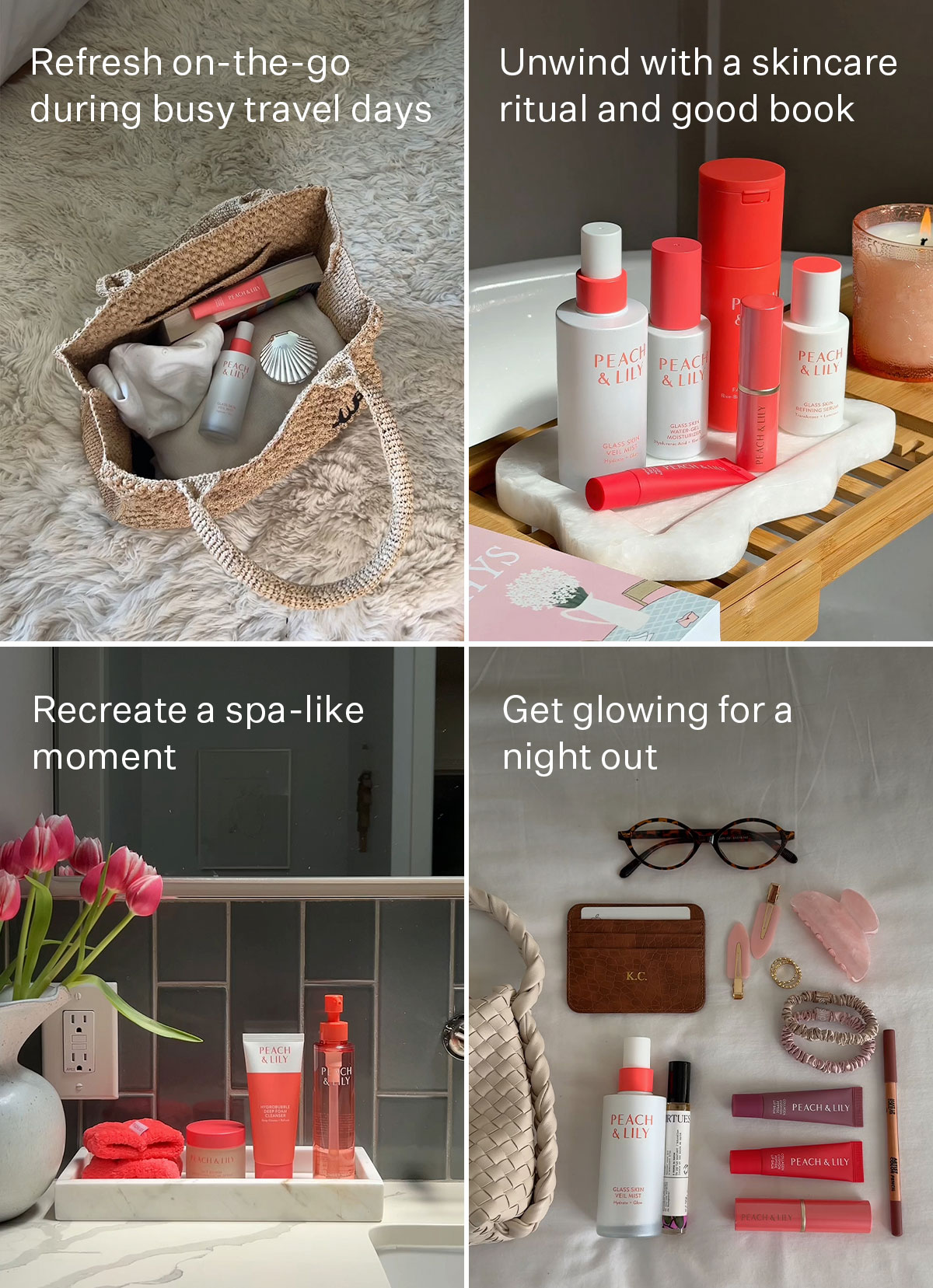 Unwind with a good skincare ritual and a good book