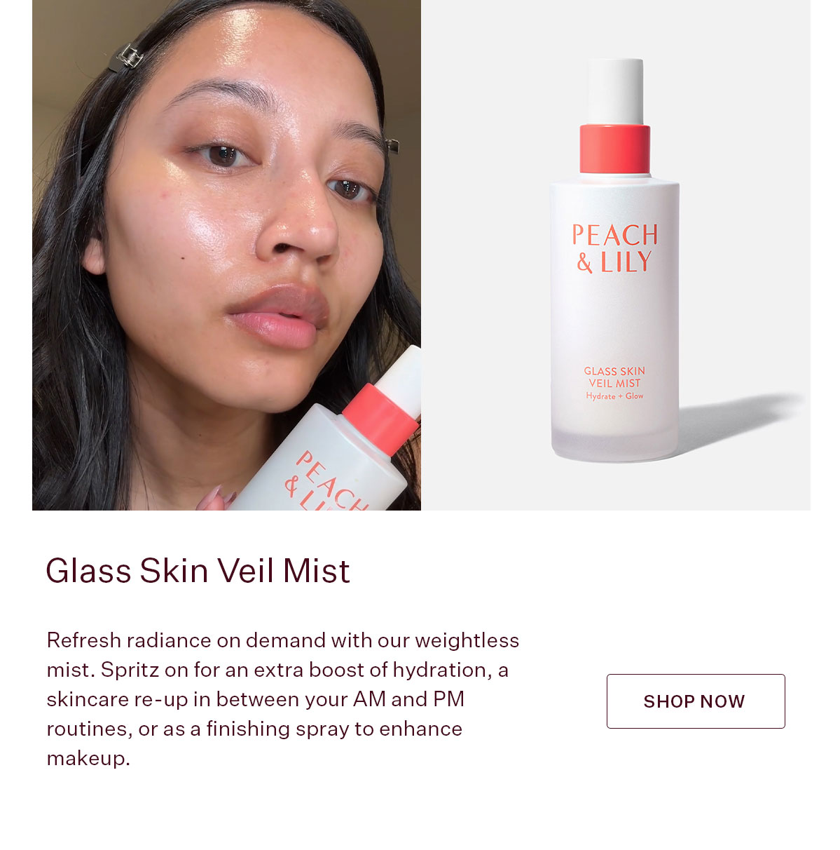 Peach & Lily Glass Skin Veil Mist
