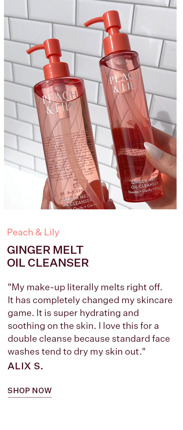Ginger Melt Oil Cleanser