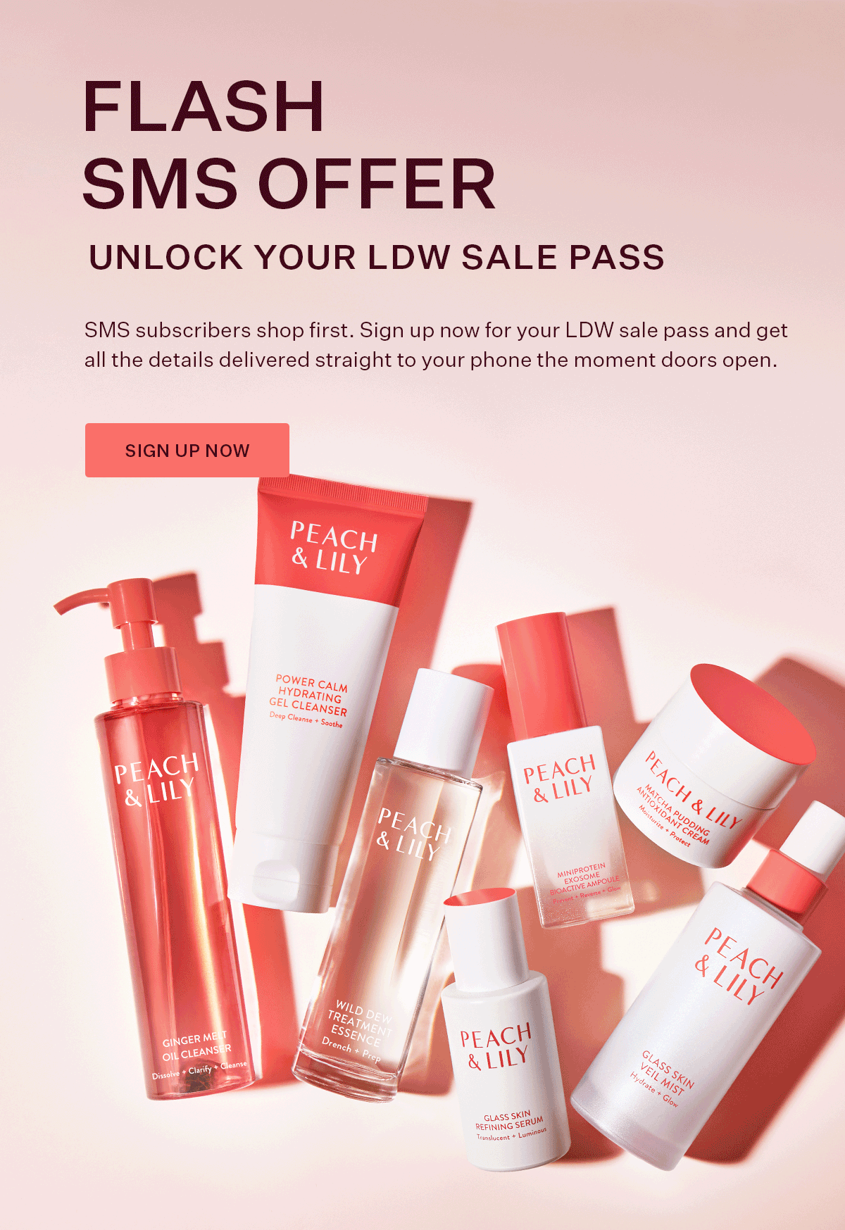 SMS Flash Offer - Click to Unlock Your LDW Sale Pass