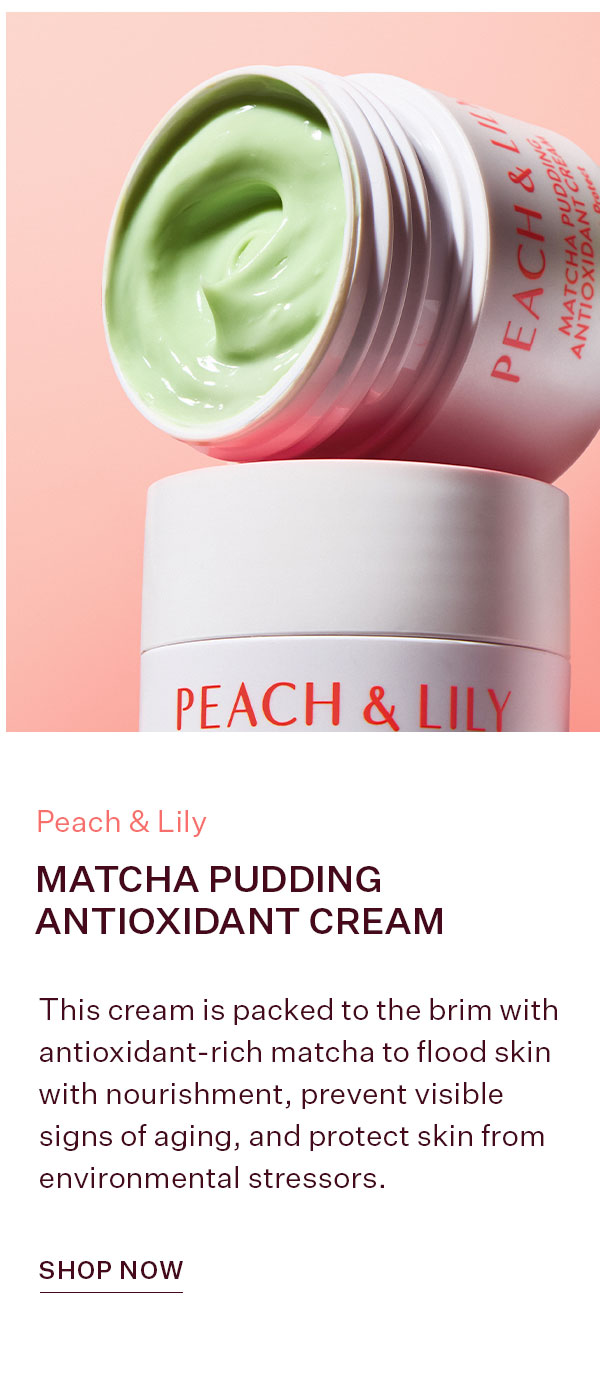 Matcha Pudding Antioxidant Cream