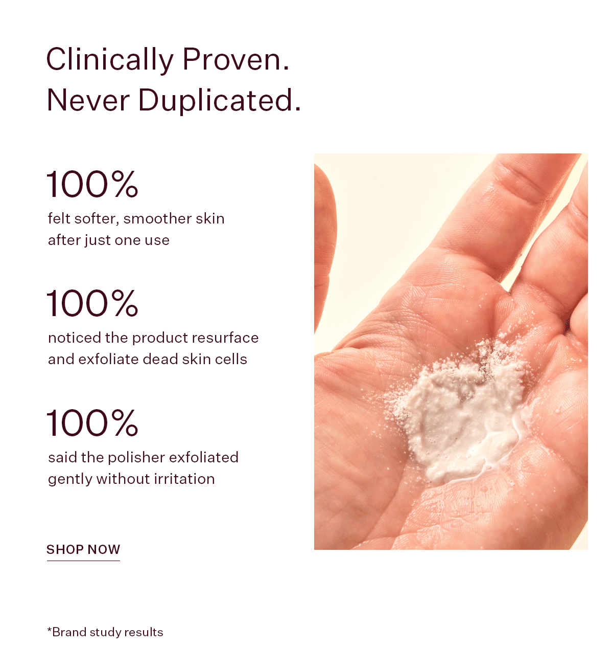 Clinically Proven. Never Duplicated.
