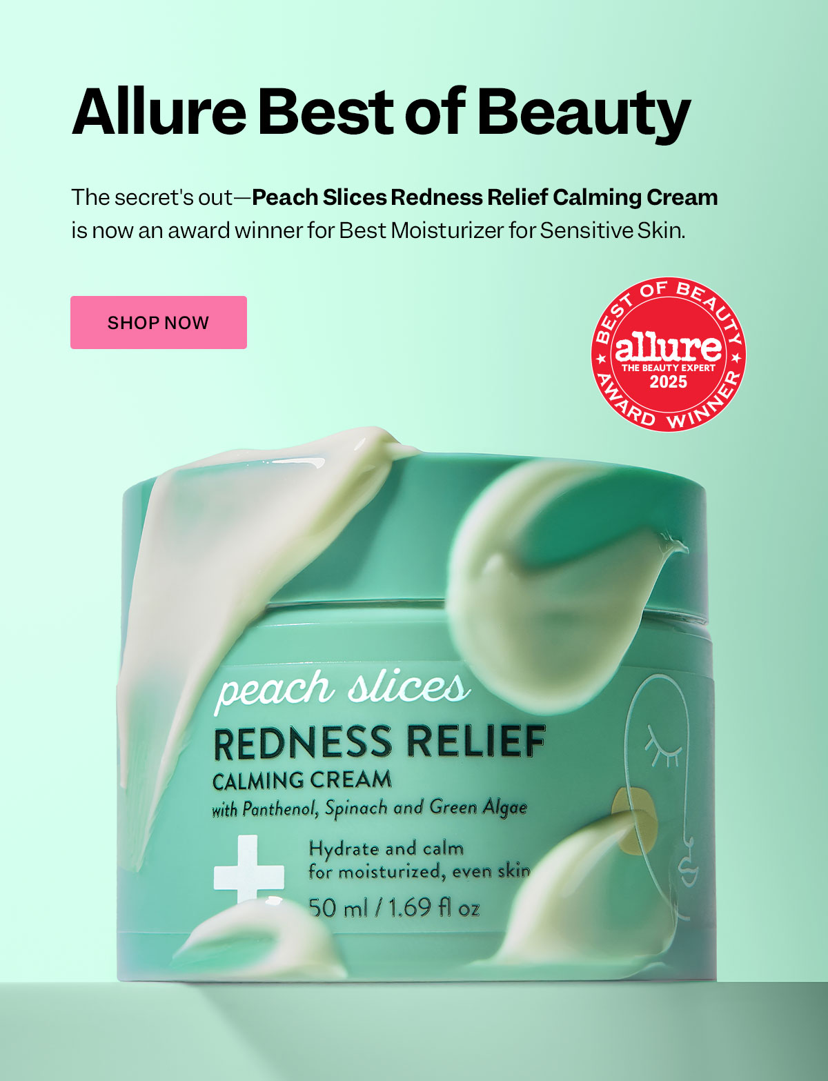 Allure Best of Beauty: Redness Relief Calming Cream