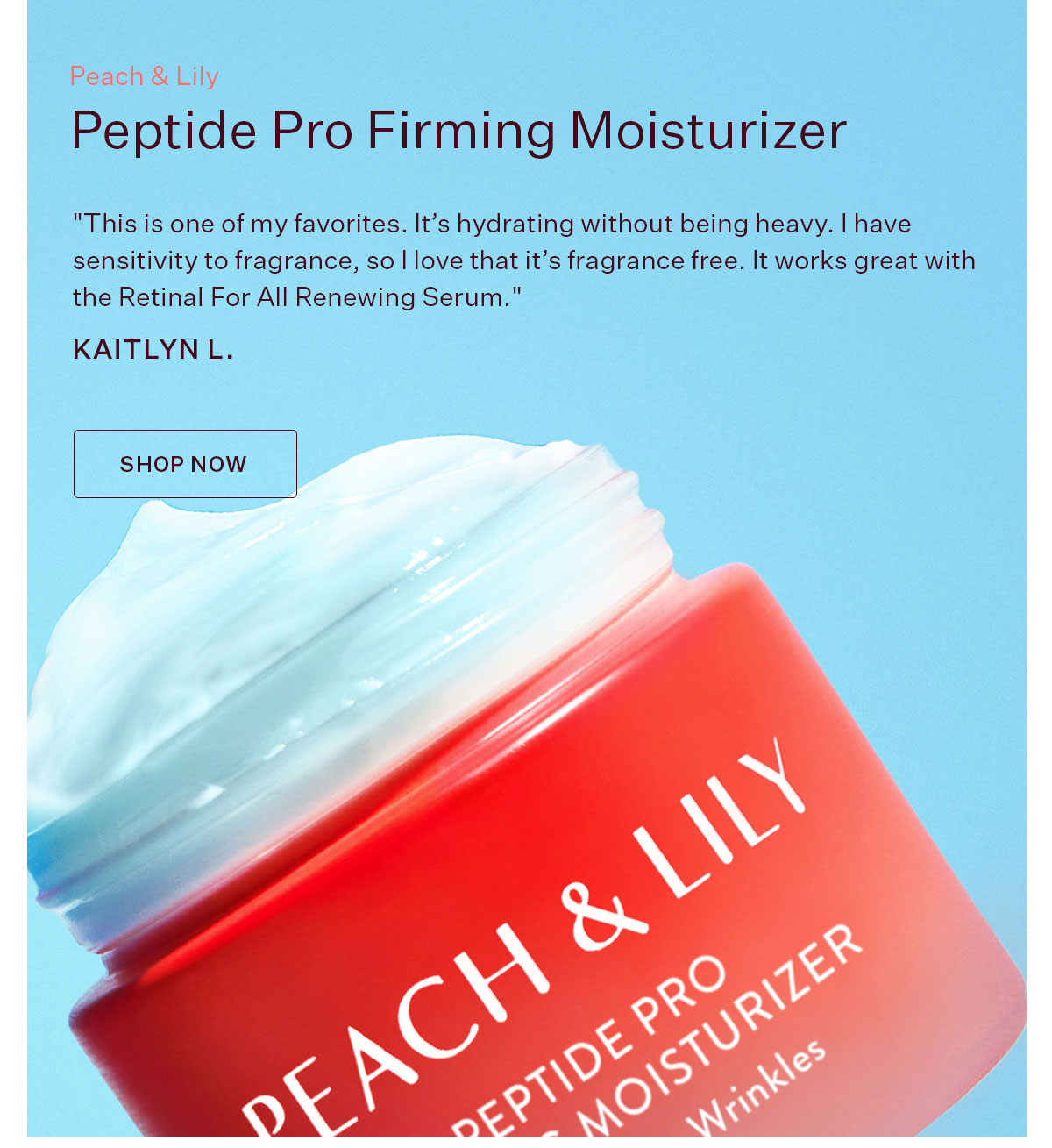 Peptide Pro Firming Moisturizer