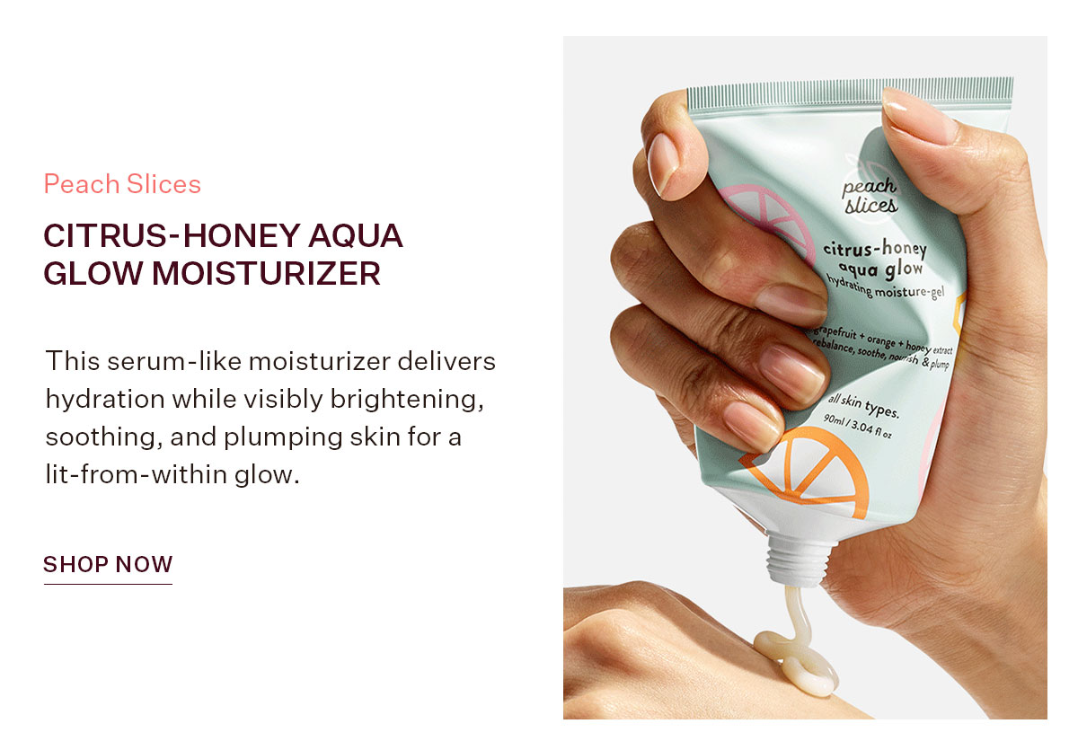 Citrus-Honey Aqua Glow Moisturizer