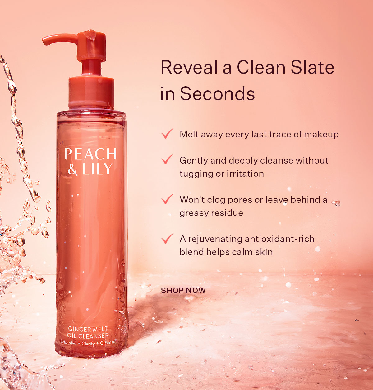 Reveal a clean slate in seconds