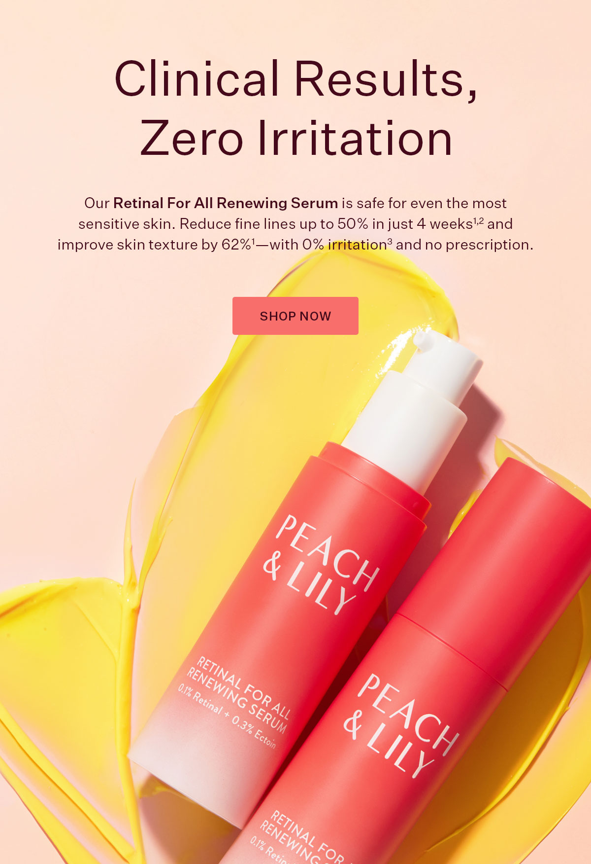 Clinical Results, Zero Irritation*